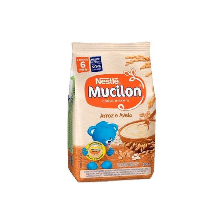 MUCILON SACHE ARROZ E AVEIA 12X180G