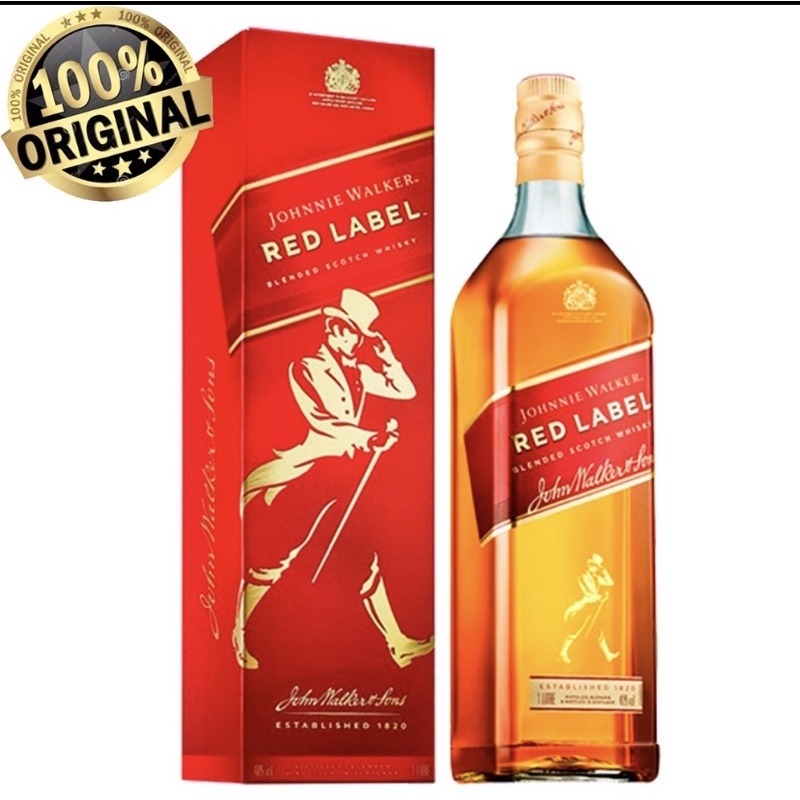 WHISKY JW RED LABEL 1L UN